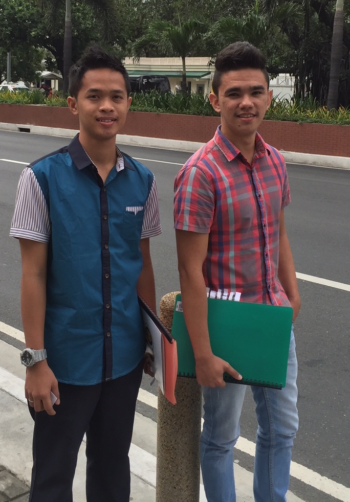 Charles Odal and Glenn Serencio